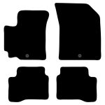 Cora Set 4 tappeti moquette Actualfit nero modello 5